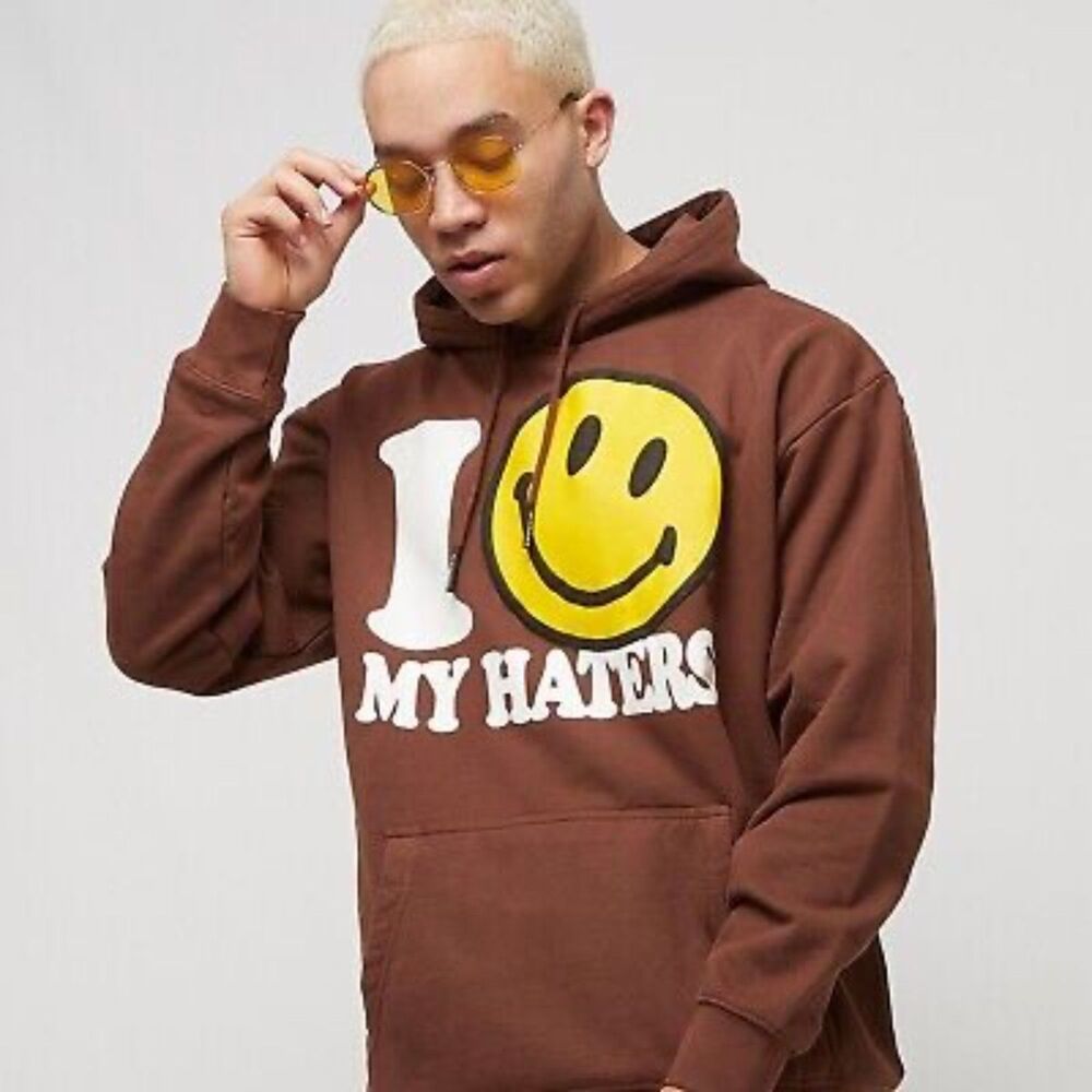 NWT MARKET X Smiley Haters Hoodie Sweatshirt size S